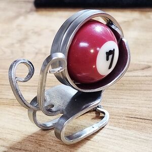 #7 Billiard Ball (Mini) Fork Snail Figet Art Decor